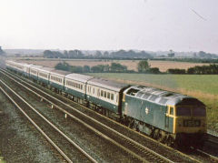 
Class 47 on ECML at Thirsk, North Yorkshire, August 1975